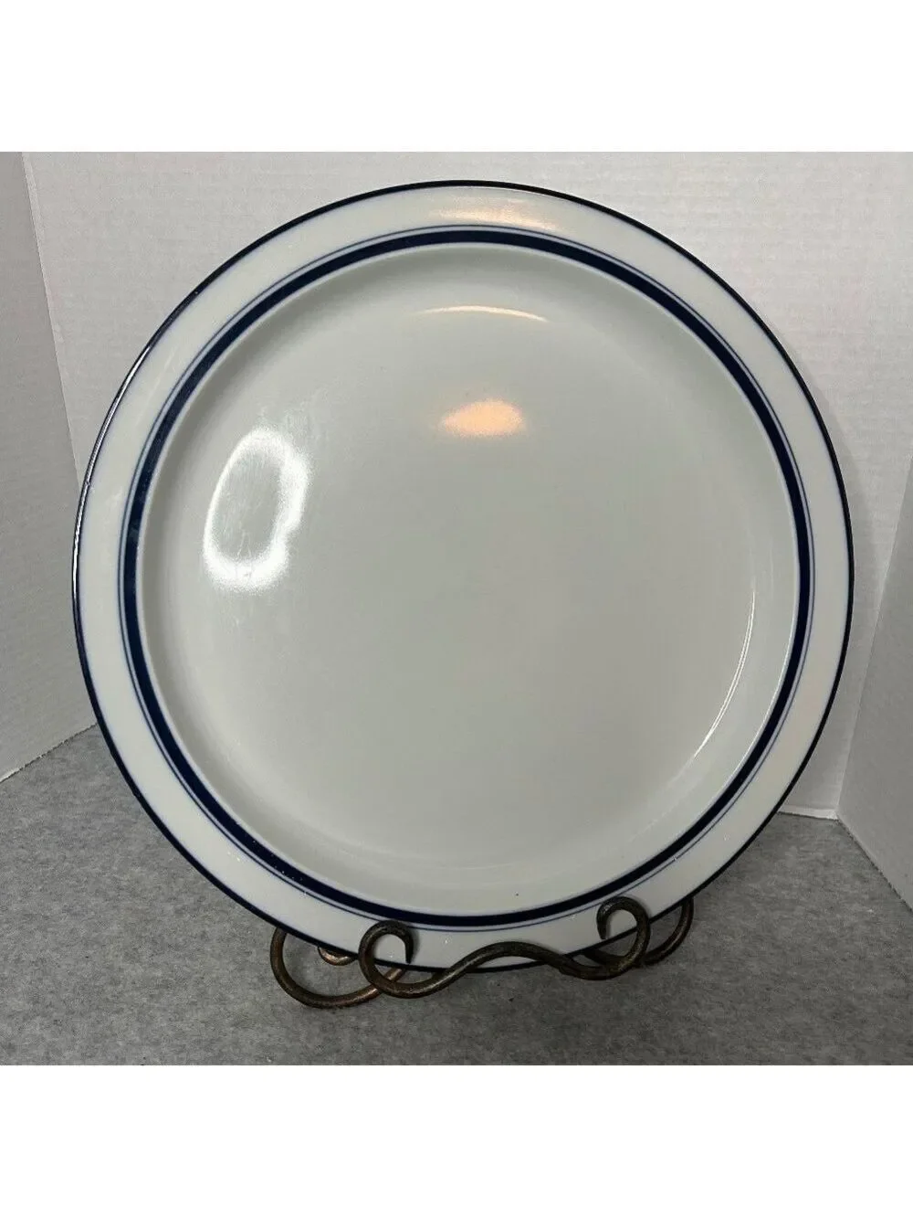 Dansk Bistro Niels Refsgarrd Christianhaven Blue Serving Platter Chop Plate 13”